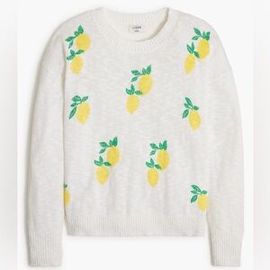 J. Crew Lemon beach pullover sweater